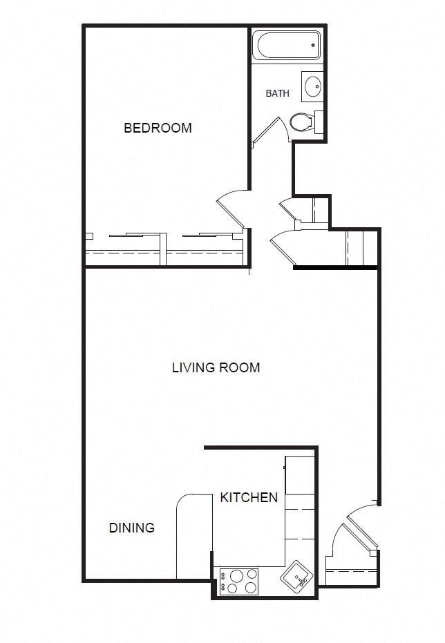 1 Bedroom 1 Bedroom